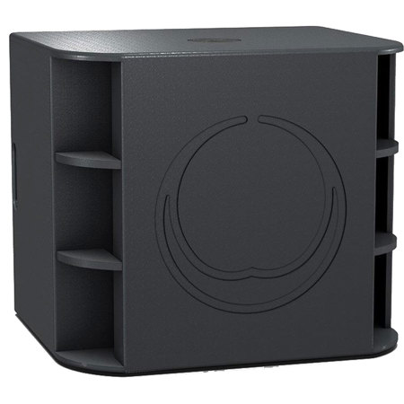 Turbosound Milan M18B 2200W Powered 18" Subwoofer, 134dB Sound Pressure Level, 40Hz-90Hz Boost Frequency