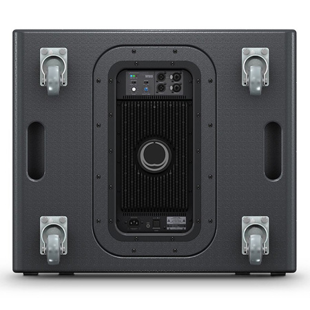 Turbosound M18B 2200W Powered 18" Subwoofer, 134dB Sound Pressure Level, 40Hz-90Hz Boost Frequency, Single