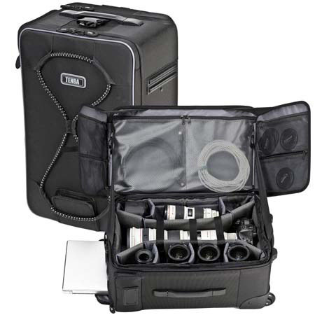 Tenba Roadie Rolling Photo Case Large Laptop Case Black