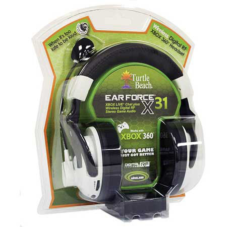 Turtle Beach Ear Force X31 Wireless Digital RF Xbox 360 Headset