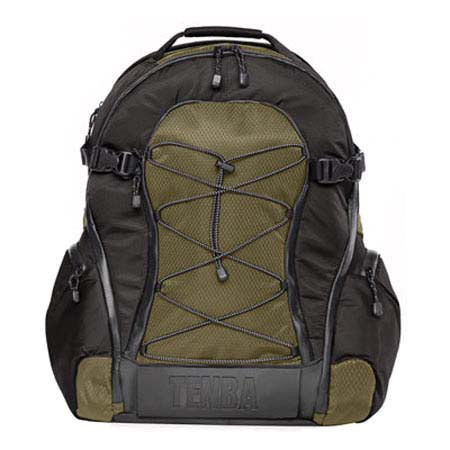 Tenba 632321 Shootout Backpack, Large, Black and Olive