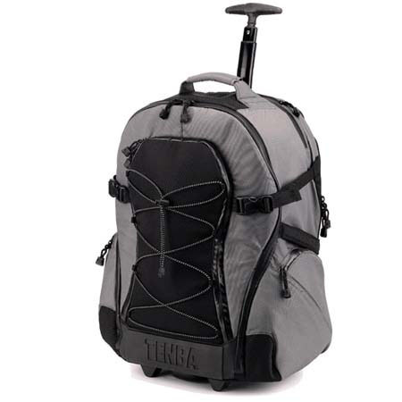 Tenba Shootout Rolling Backpack Large, Silver/Black