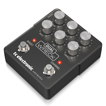 ギター TIDEMARK TBH DUAL INPUT PREAMP TC Electronic Ampworx Dual Wreck Preamp Pedal 0709-AJS86-001