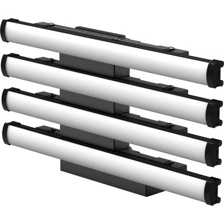 Cineo Lighting LB4-320 LightBlade Edge 4' 320W 4-Blade Fixture, Cables, Baby Pin