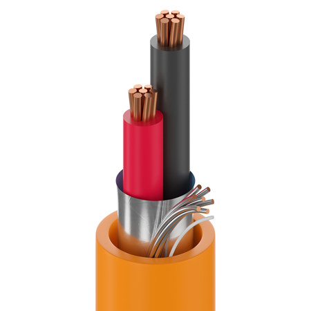 Belden Security & Sound 1000' 2 Conductor 22AWG Shielded Plenum-CMP Audio Cable