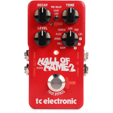 TC Electronic Hall of Fame 2 Reverb Pedal for Electric Guitars 000