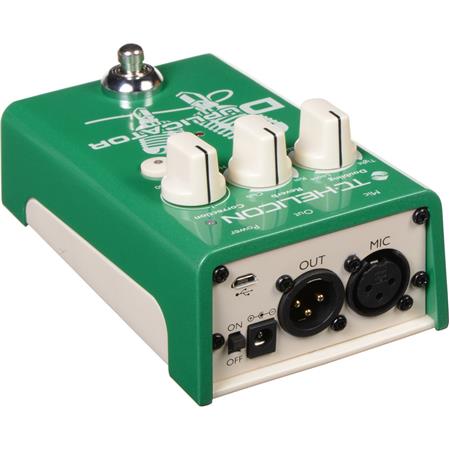 TC Helicon Helicon Duplicator Ultra-Simple Vocal Effects Stompbox with  Doubling, Reverb and Pitch Correction