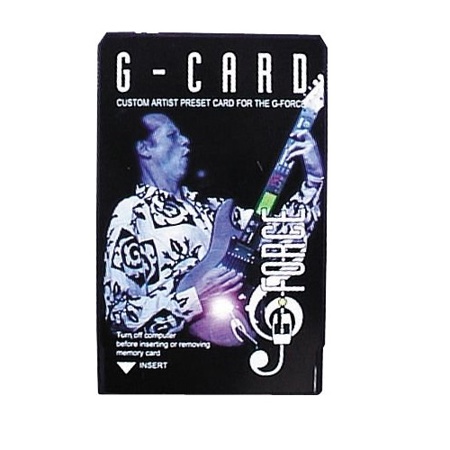 TC Electronic G-Card Custom Artist Preset Card for G-Force Guitar Processor