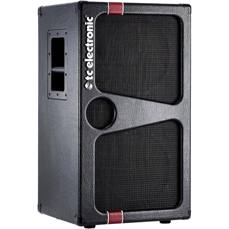 TC Electronic K210 2x 10" 400W Bass Cabinet Speaker with 1" HF Driver, Single