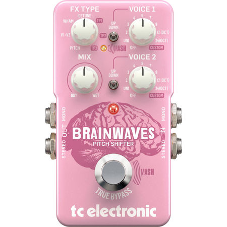 ギター tc electronic BRAINWAVES PITCH SHIFTER TC Electronic Brainwaves Pitch Shifter Pedal for Electric Guitars