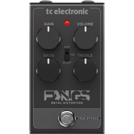 TC Electronic FANGS Metal Distortion Pedal for Electric Guitar
