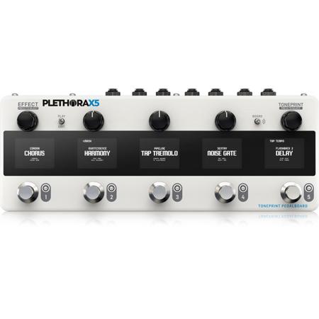 TC Electronic PLETHORA X5 TonePrint Pedal Board Loaded, FX & 5 MASH Footswitches