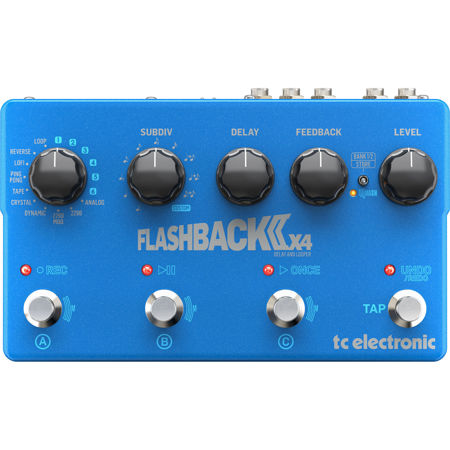 TC Electronic Helicon Flashback 2 X4 Delay Pedal 0709-AIP86-US1