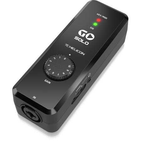 TC Helicon GO SOLO High-Definition Audio/MIDI Interface for Mobile Devices
