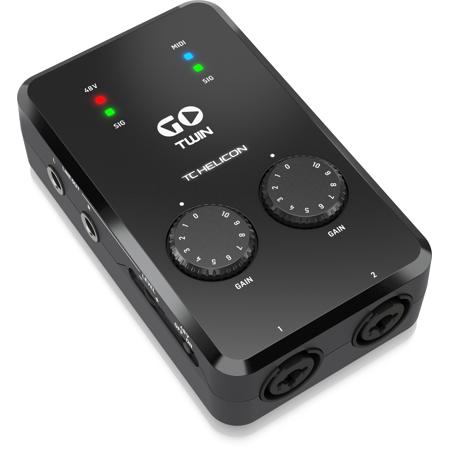 TC Helicon GO TWIN 2-Channel High-Definition Audio/MIDI Interface for Mobile Devices