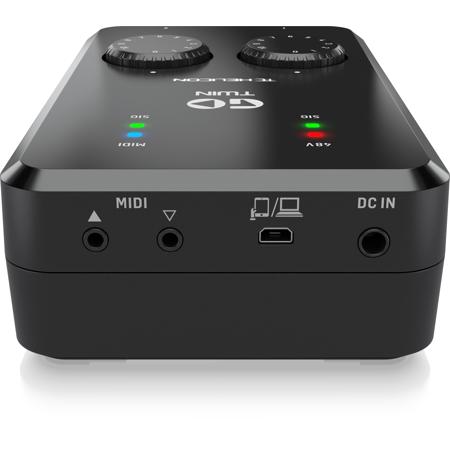 TC Helicon GO TWIN 2-Channel High-Definition Audio/MIDI Interface