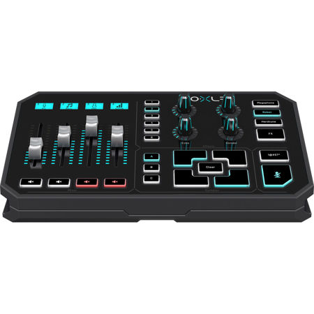 TC Electronic Helicon GoXLR Revolutionary Online Broadcaster Platform with 4-Channel Mixer, Motorized Faders, Sound Board and Vocal Effects