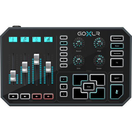 TC Helicon GoXLR USB Streaming Mixer, Black 0803-AAA86-US1
