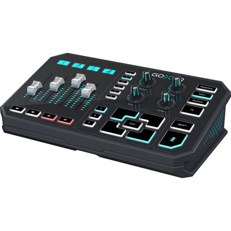 TC Electronic Helicon GoXLR 4-CH USB Streaming Mixer with Studio Accessories Kit