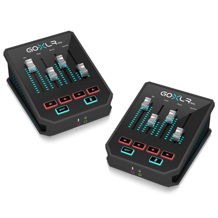 TC Helicon 2 Pack GO XLR Mini Online Broadcast Mixer with USB Audio Interface