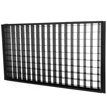 Cineo Lighting HS Louver 90 Degree, Black Anodized Aluminum