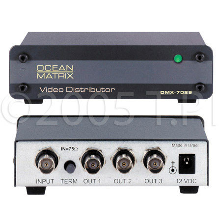 TecNec Distributers OMX-7029 Video Distribution Amplifier. #OMX7029