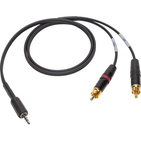 TecNec Sescom 3' Dual RCA M to 3.5mm TRRS M Summing Cable for Lightning Adapter