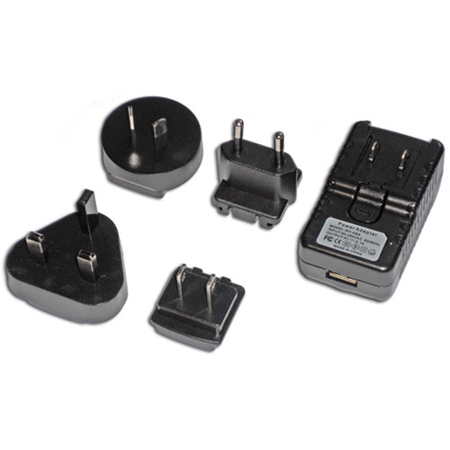 TimeCode Systems USB 5V Multi-Region Charger, 100-240 VAC