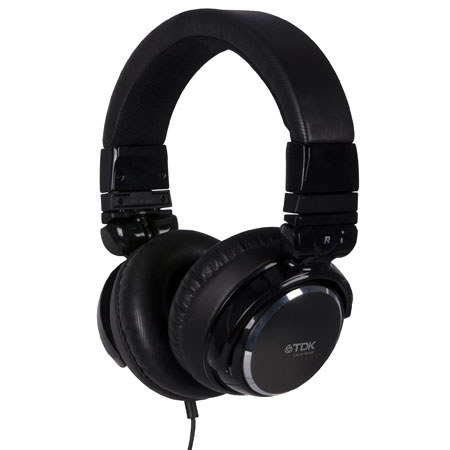 TDK Stereo Headphones, Full Sound, ST410, DJ style, black (China)