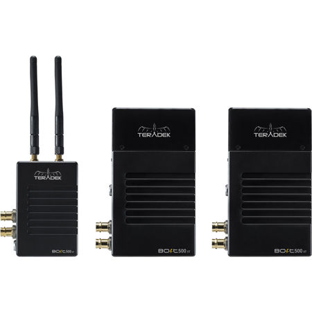 神*晃様 Teradek Bolt500 RX SDI Teradek Bolt 500 XT SDI/HDMI Wireless Deluxe Kit with 2x Receivers