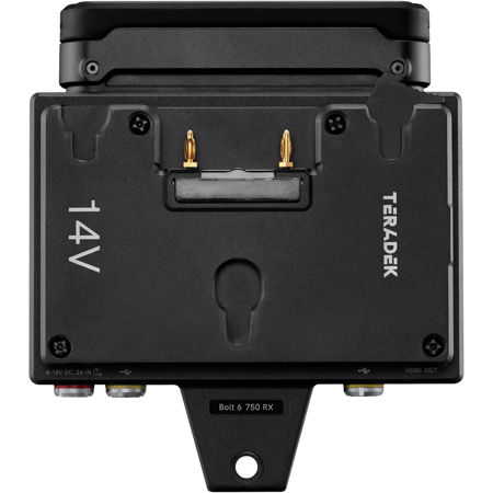 Teradek Bolt 6 750 Rx Monitor Module w/Internal Antennas, Gold Mount, 750' Range
