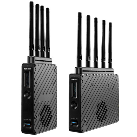 Teradek Bolt 6 XT 12G-SDI/HDMI Wireless Tx & Rx Deluxe Kit, V-Mount, 750' Range