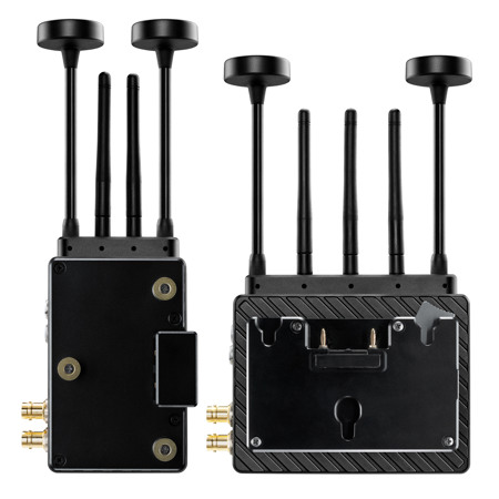 Teradek Bolt 6 XT MAX 5000 12G-SDI/HDMI Wireless Transmitter and Receiver Deluxe Kit, Gold Mount, 5000' Range