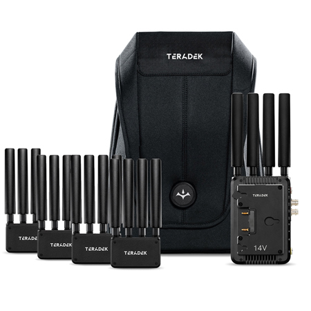 Teradek Prism Mobile Backpack Gold Mount 4x Node 5G