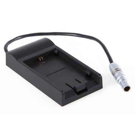 Teradek Battery Adapter Plate for Canon LP-E6/Sony NP-F550 w/ 2pin Power Cable