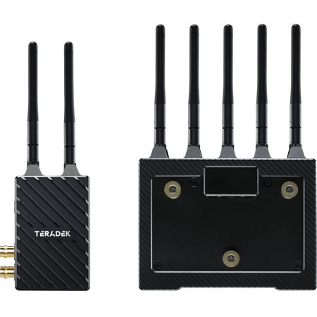 Teradek Bolt 4K LT 3G-SDI TX and 12G-SDI RX Deluxe Kit, 1500' Range, Gold Mount