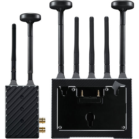 Teradek Bolt 4K LT MAX 3G-SDI TX &12G-SDI RX Deluxe Kit w/Array,5000',Gold Mount