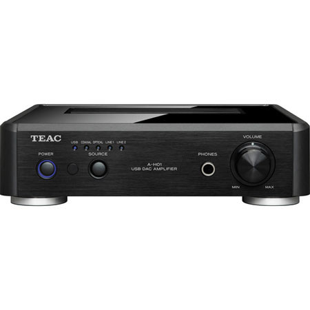 TEAC A-H01Stereo Amplifier with D/A Converter, Black