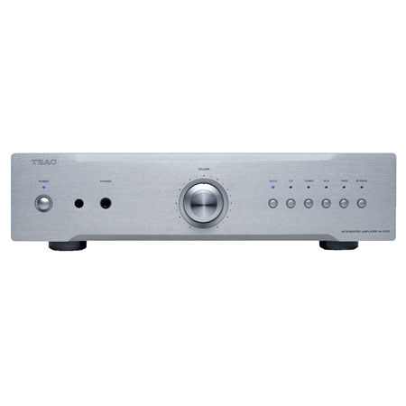 TEAC AI-1000 85 Watts/Channel Stereo Amplifier, Silver