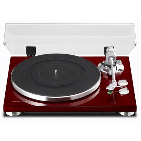 TEAC TN-300 Analog Belt-Driven Turntable, Cherry