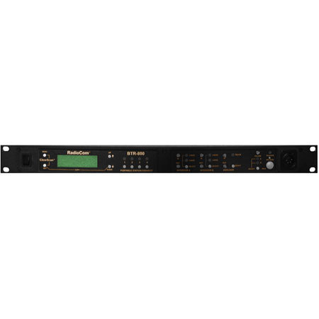 Telex RTS RadioCom BTR-800 2-CH Wireless Base Station, A5F Headset Jack, H4 Band