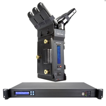 Teradek Bond Pro V-Mount H.264 Cellular Bonding with MPEG-TS and Base Decoder