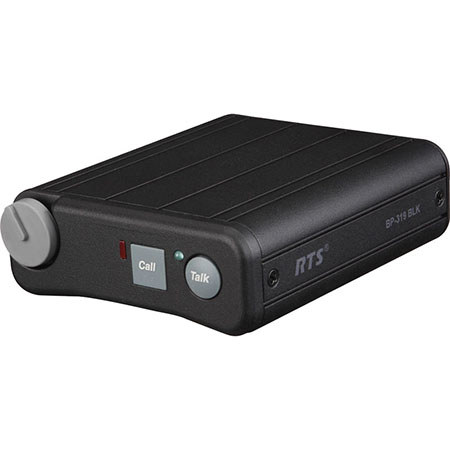 Telex BP-319 Single Channel Metal Beltpack, A4F Connector, Black