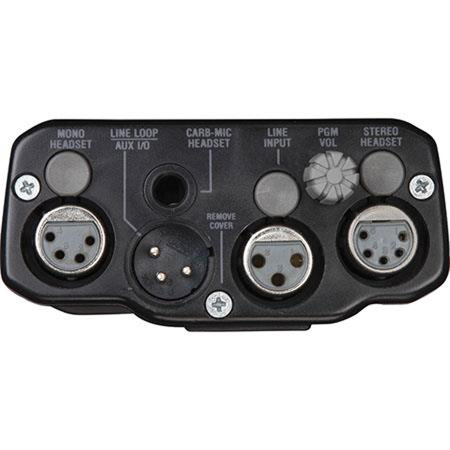 Telex BP-325 Dual Channel Binaural Programmable Beltpack Station, 100Hz to 12KHz Frequency Response, 10000Ohms Impedance, Black