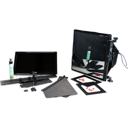 Telmax EL19 19" Teleprompter with 16x17" 70/30 Beam-splitter Mirror