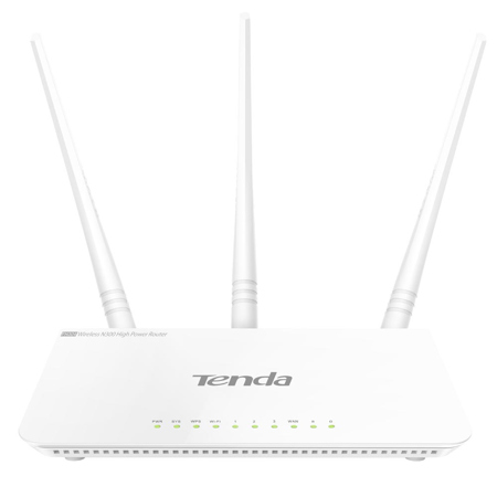 Tenda FH304 Wireless N300 High Power Router, White