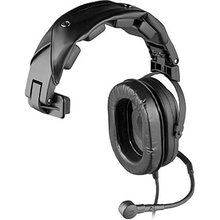 Telex HR-1R Single Sided Cushion Noise-Cancelling RTS Headset with A4M Connector