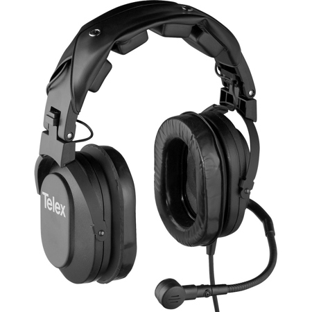 Telex HR-2R Dual Sided Cushion Noise-Cancelling Headset with A4M Connector