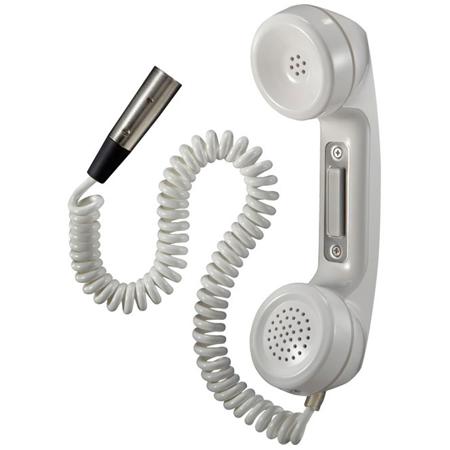 Telex HS-6000M Telephone Style PTT Handset, White