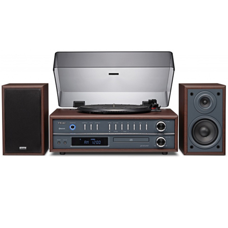 TEAC LP-P1000 Turntable Stereo System with CD/Radio/ Bluetooth, Cherry